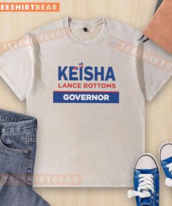 Keisha Lance Bottoms campaign t-shirt featuring a star design for her political election as governor.