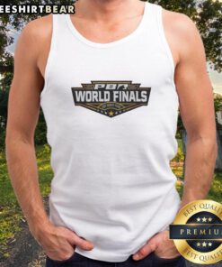 Original PBR 2026 World Finals tank top design featuring Fort Worth, Texas, perfect for rodeo fans and collectors.
