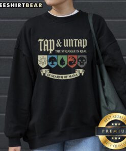 Alt Text: Original Tap Untap Sweatshirt in stylish design, perfect for casual wear and showcasing unique fashion.
