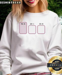 Premium 52.8 69.1 and 30.8 sweatshirt in stylish design, perfect for casual wear and comfort.