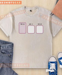 Alt Text: Premium 52.8, 69.1, and 30.8 washed t-shirt in various colors, showcasing soft fabric and comfortable fit for everyday wear.