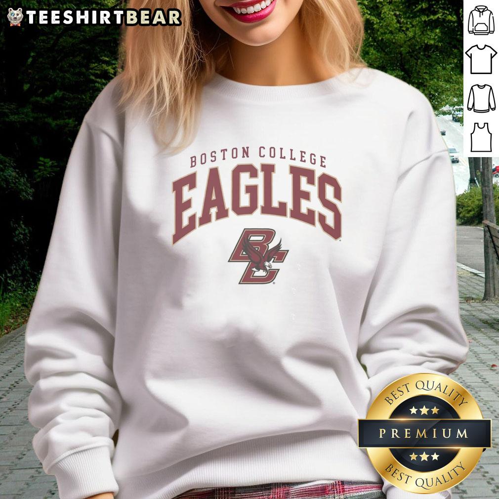 Premium Boston College Eagles Classic Logo Sweatshirt featuring a bold logo and comfortable fit for fans.