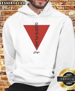 Premium Boxinton God's Plan Upside Down Red Triangle Hoodie featuring a bold design and comfortable fit for stylish wear.