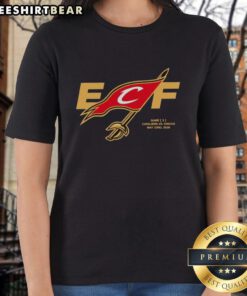 Premium Cleveland Cavaliers vs NY Knicks ECF Game 3 2026 flag ladies tee showcasing team pride and style.