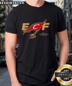 Alt Text: Premium Cleveland Cavaliers vs NY Knicks ECF Game 3 2026 flag t-shirt featuring vibrant team graphics and colors.