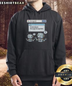 Premium Disregard Google AI Hoodie featuring a stylish design, perfect for tech enthusiasts and casual wear.