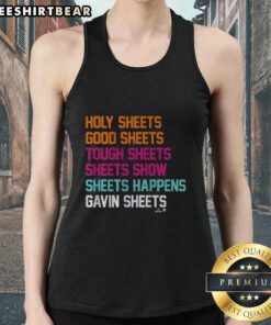 Premium Gavin Sheets tank top featuring a stylish design, perfect for sports and casual wear. Shop now for comfort!