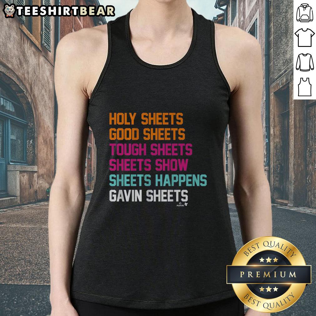 Premium Gavin Sheets tank top featuring a stylish design, perfect for sports and casual wear. Shop now for comfort!
