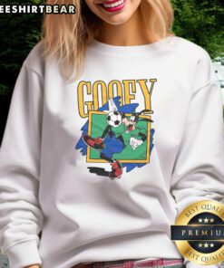 Premium Goofy Soccer Sweatshirt featuring a playful design, perfect for soccer enthusiasts and casual wear.