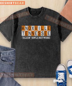 Premium Knoxville Tennessee Talkin' Vawls Network Checkerboard T-Shirt featuring Tennessee Volunteers design.