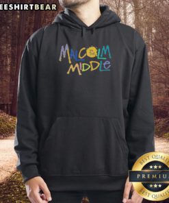 Premium Malcolm in the Middle vintage hoodie featuring iconic graphics, perfect for fans of the classic TV show.