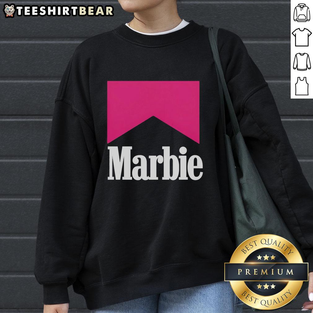 Alt Text: Premium Marbie Style Marlboro Logo Sweatshirt featuring a stylish design and vibrant colors, perfect for casual wear.