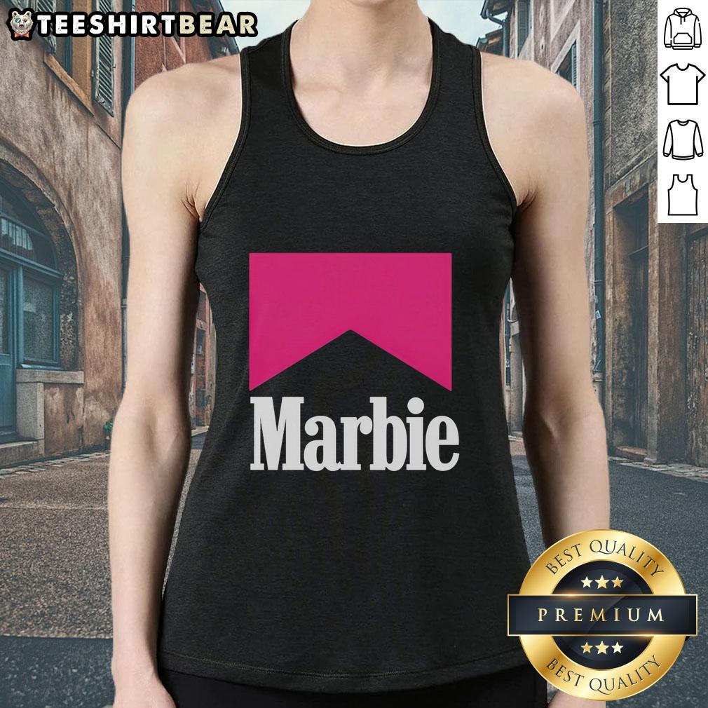 Premium Marbie Style Marlboro Logo Tank Top in stylish design, perfect for casual wear and summer fashion.