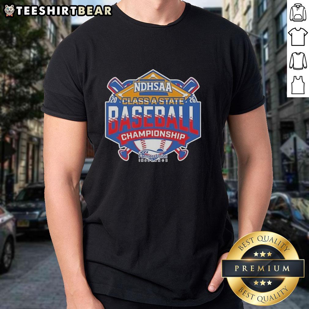 Premium Ndhsaa Class A Baseball State Tournament 2026 T-Shirt featuring bold graphics and team colors.