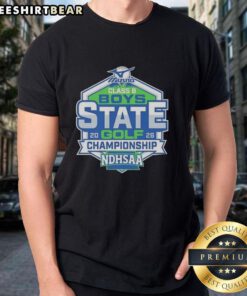 Premium Ndhsaa Class B Boys Golf State Tournament 2026 T-Shirt featuring a stylish design and vibrant team colors.