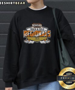 Alt Text: Premium NDHSAA Track and Field Regionals 2026 sweatshirt featuring vibrant colors and comfortable design for athletes.