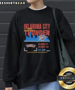 Premium Oklahoma City Thunder NBA Basketball 2026 sweatshirt featuring team logo and stylish design for fans.