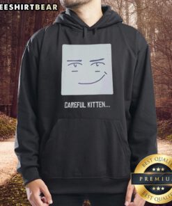 Premium Roblox Man wearing a playful kitten hoodie, showcasing a unique blend of style and gaming culture.