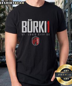 Premium Roman Burki St Louis City SC Elite T-Shirt featuring vibrant team colors and stylish design for fans.