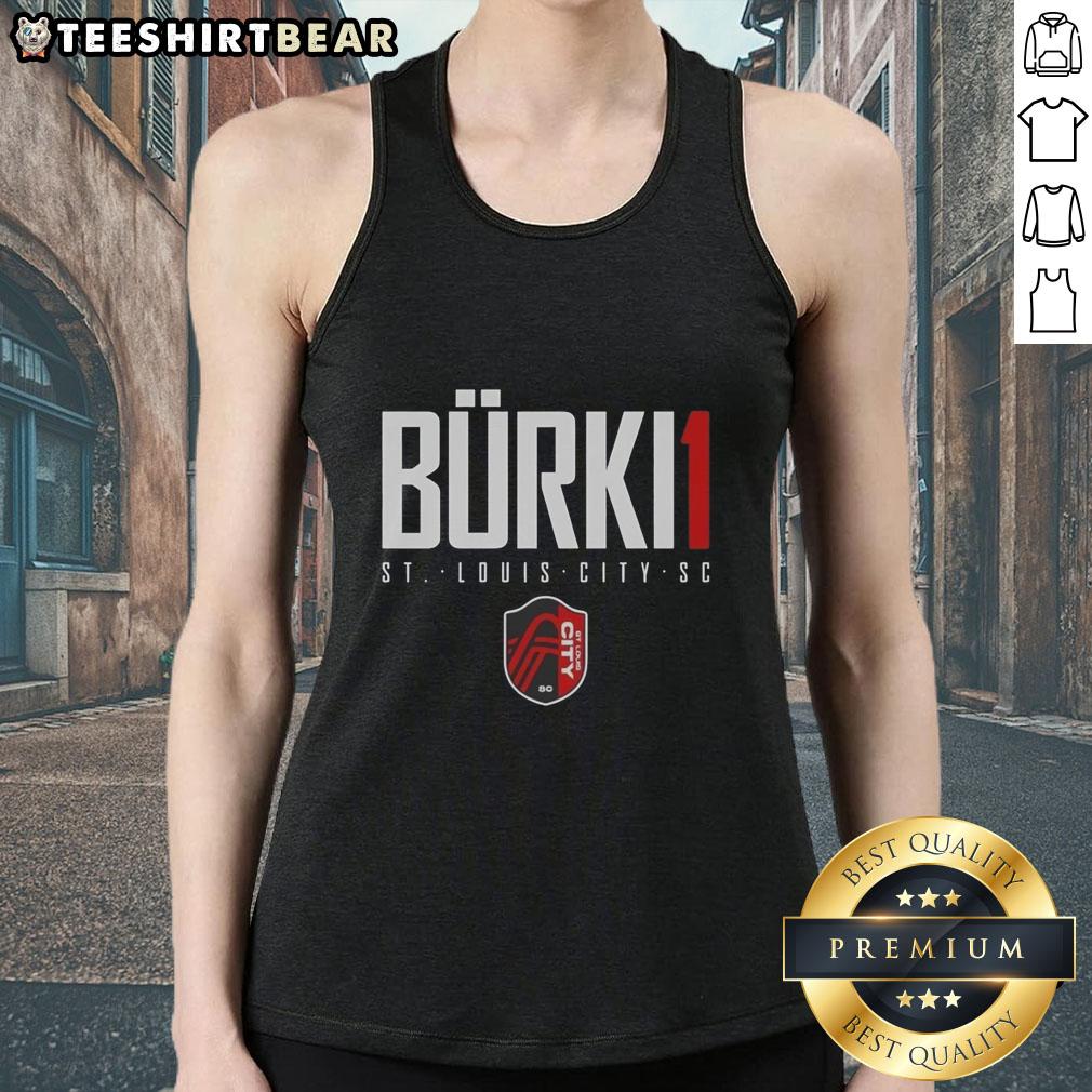 Premium Roman Burki St. Louis City SC Elite Tank Top in vibrant colors, perfect for fans and summer wear.