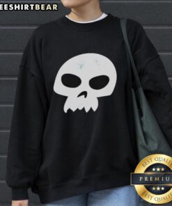 Vintage sweatshirt featuring Premium Sid Skull logo from Toy Story Disney cartoon, perfect for fans and collectors.