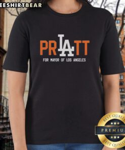 Premium Spencer Pratt for Mayor of Los Angeles 2026 ladies tee featuring bold graphic design and stylish fit.