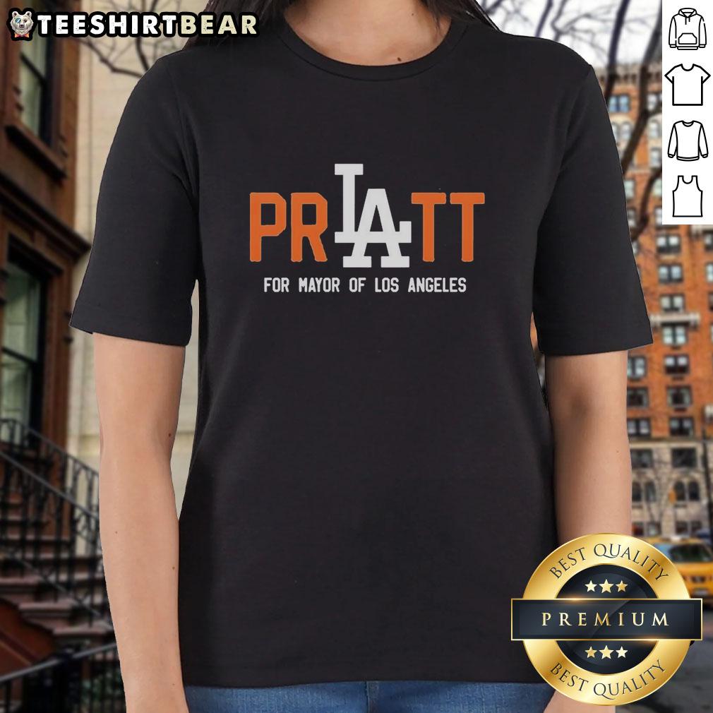 Premium Spencer Pratt for Mayor of Los Angeles 2026 ladies tee featuring bold graphic design and stylish fit.