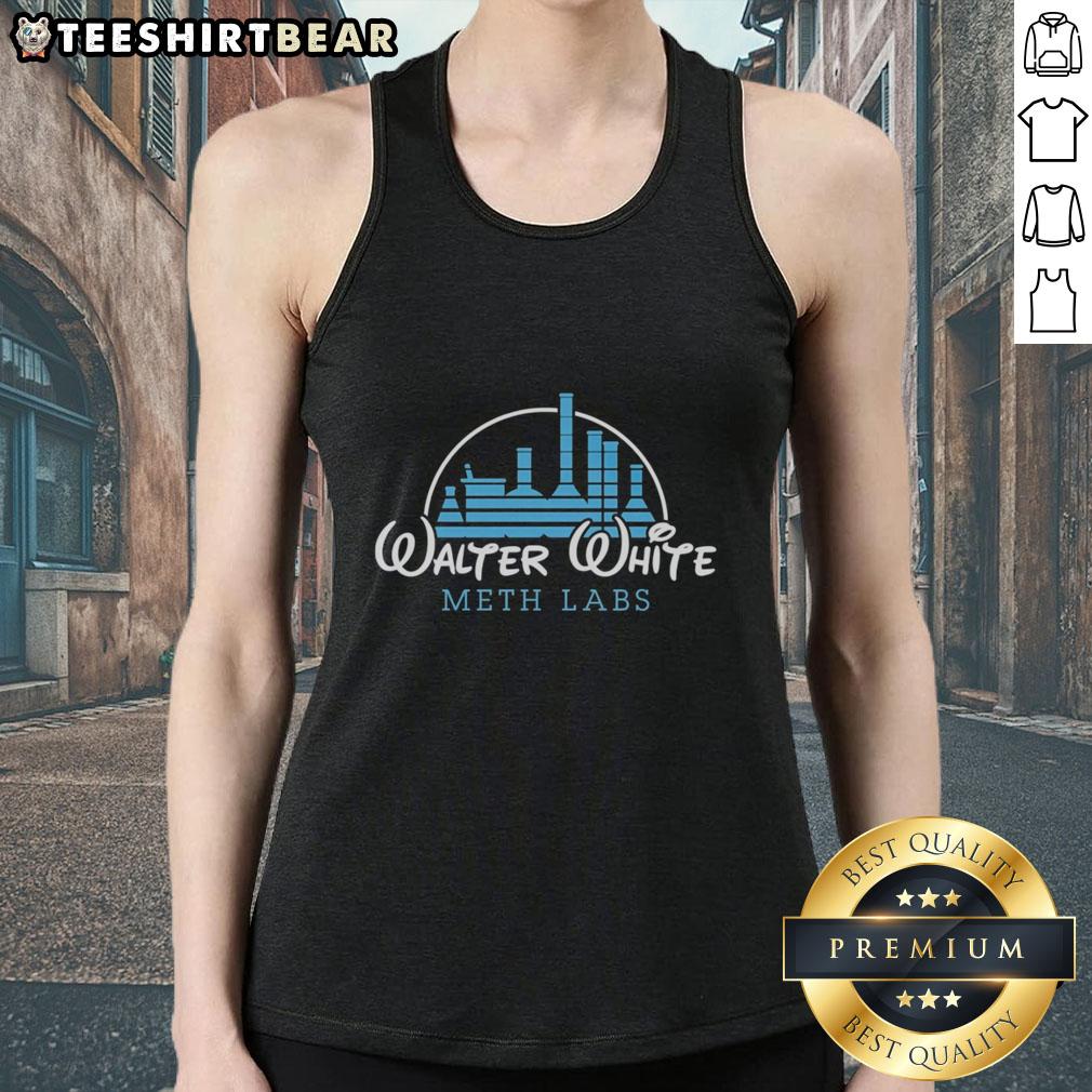 Alt Text: Premium Walter White meth labs style Disney tank top featuring a unique design for fans of Breaking Bad and Disney.