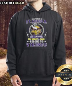 Pretty Minnesota Vikings NFL hoodie showcasing team pride, perfect for fans living in Florida on game days.