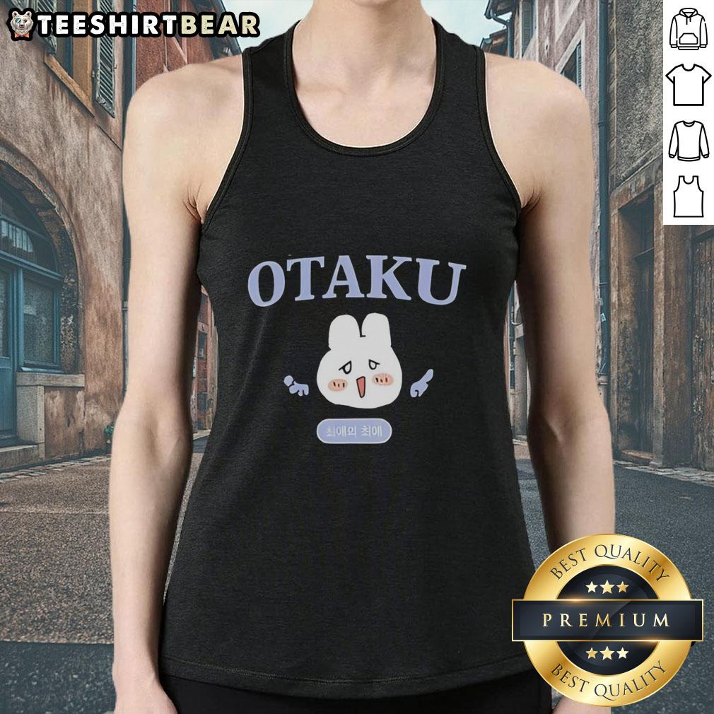 Soobin Rabbit Tank Top from Pretty Otaku featuring cute anime design and vibrant colors, perfect for casual wear.