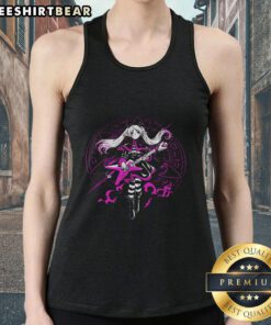 Pretty Rockn Roll Elf Frieren Tank Top featuring a vibrant design perfect for festive occasions and casual wear.
