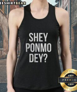 Pretty Shey Ponmo Dey Tank Top in vibrant colors, showcasing a stylish design perfect for summer fashion.