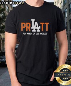 Pretty Spencer Pratt For Mayor Of Los Angeles T-Shirt featuring a colorful design promoting Spencer Pratt's campaign.