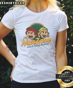 Pretty The Maczone John and Patrick McEnroe 2026 Ladies Tee featuring a stylish design for tennis fans.