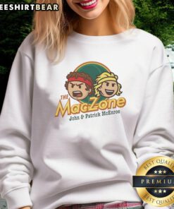 Pretty The Maczone John and Patrick McEnroe 2026 sweatshirt featuring a stylish design for tennis fans.