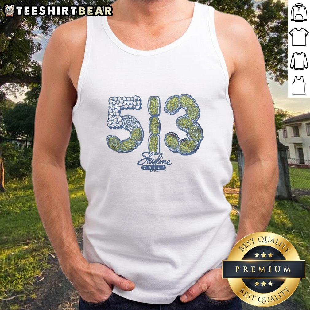 Skyline Chili tank top featuring a stylish design, perfect for summer wear and celebrating Skyline Chili lovers.