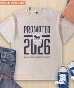 Top Ipswich Town FC 2026 Premier League washed t-shirt featuring the club logo and vintage design for fans.