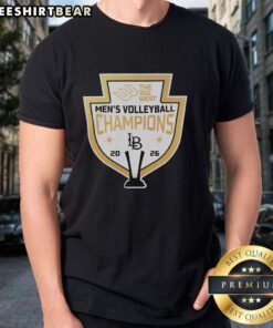 Alt Text: Top Long Beach 2026 Men's Volleyball Champions The Big West T-Shirt featuring vibrant team graphics and logo.