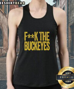 Alt Text: Top Michigan Wolverines NCAA Fck The Buckeyes tank top featuring bold graphic design for passionate fans.