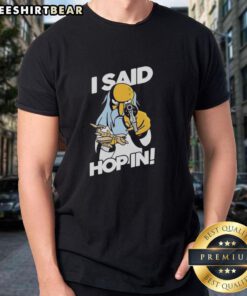 Alt Text: Mr. Burns holding a pistol and model aircraft on a meme T-shirt, perfect for fans of The Simpsons and humorous apparel.