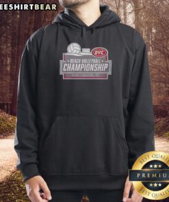 Top Ohio Valley Conference Beach Volleyball Championship hoodie from Martin, TN, showcasing team pride and event spirit.