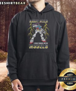 Top Sorry Girls I Only Hang With Mech Models Hoodie displayed in stylish design, perfect for mech enthusiasts and casual wear.