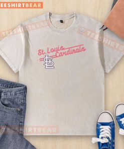 Soft as a Grape washed t-shirt featuring St. Louis Cardinals logo, perfect for fans and casual wear.