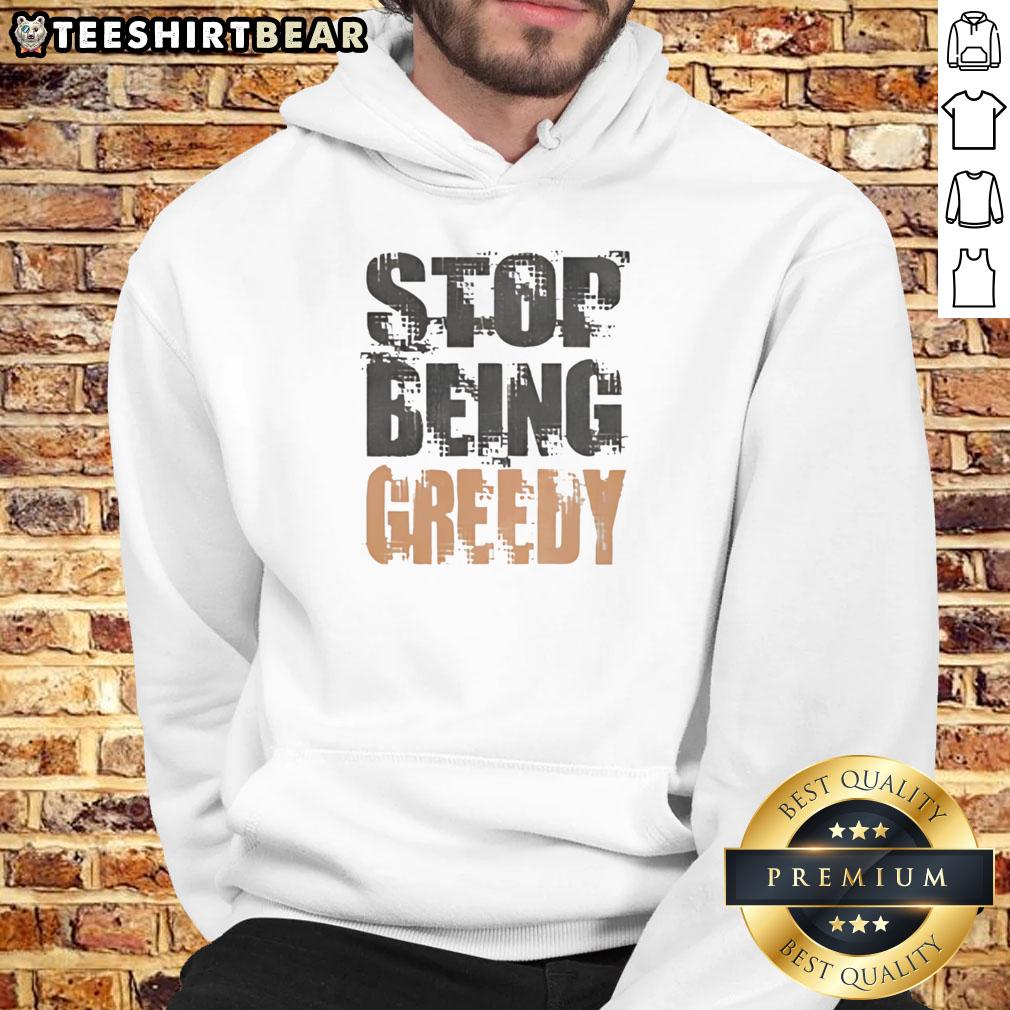DMX Retro Hoodie featuring 'Stop Being Greedy' design, perfect for fans of hip-hop fashion and vintage styles.