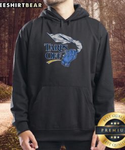 Top Tampa Bay Baseball Tarps Off Hoodie featuring team colors and logo, perfect for fans and game day wear.