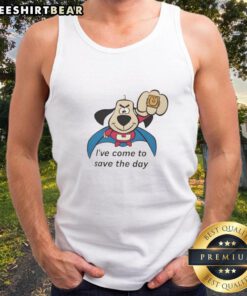 Top Underdog I've Come To Save The Day Tank Top featuring bold graphic design for casual and sporty looks.