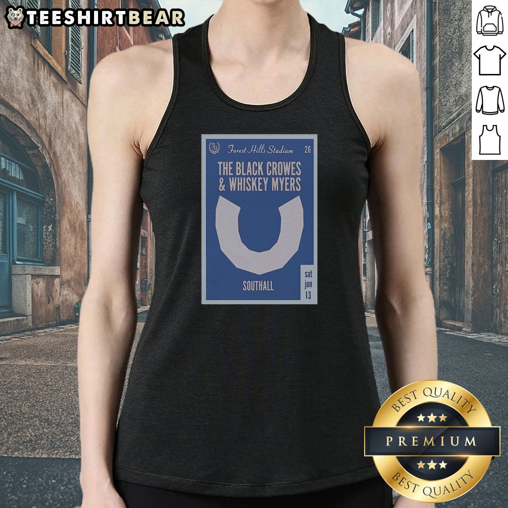 Awesome Forest Hills Two Rock Acts Horseshoe Stadium June Southall Concert Poster Art Shirt on Tank Top Awesome Forest Hills Two Rock Acts Horseshoe Stadium June Southall Concert Poster Art Shirt shown as a tank top preview