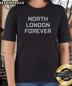 Awesome North London Forever Arsenal Premier League Champions 2026 Ladies Shirt featuring vibrant colors and a bold design.