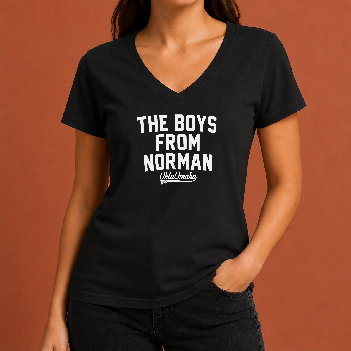 Awesome Oklahoma The Boys From Norman V-Neck Shirt Awesome Oklahoma The Boys From Norman V-Neck Shirt