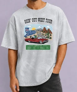 Awesome Panic Goin Out West Tour Summer 2026 Washed T-Shirt